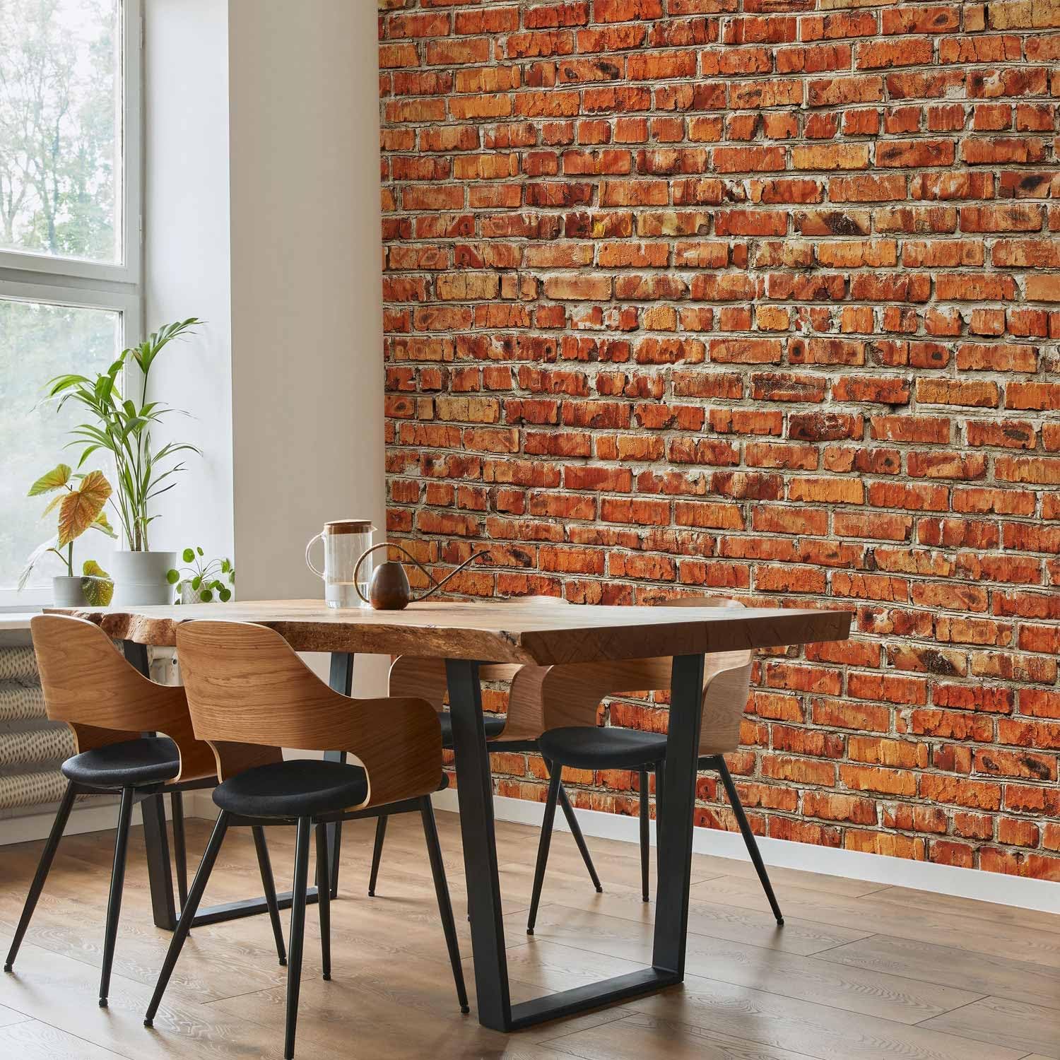 artgeist Wall Mural Faux Bricks 79x55 in - XXL Non-Woven Wallpaper Fleece Wall Decor Photo Print Picture Image Design Home f-B-0015-a-a