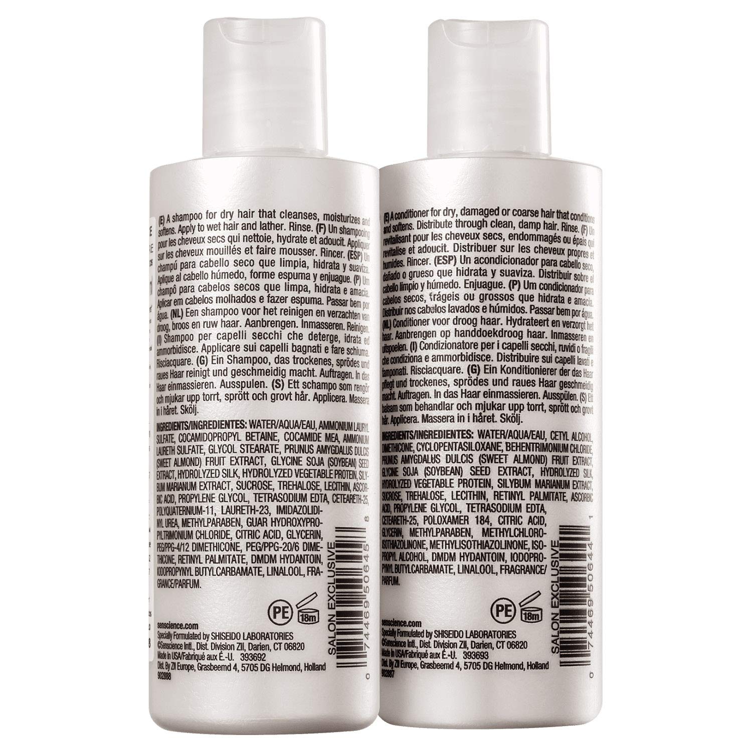 Senscience Silk Moisture Shampoo And Conditioner Travel Kit