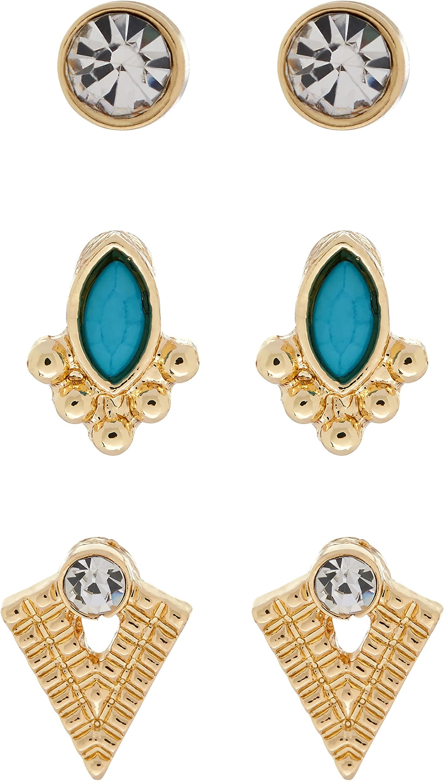 Accessorize LondonWomen's Little Turq Stud Set