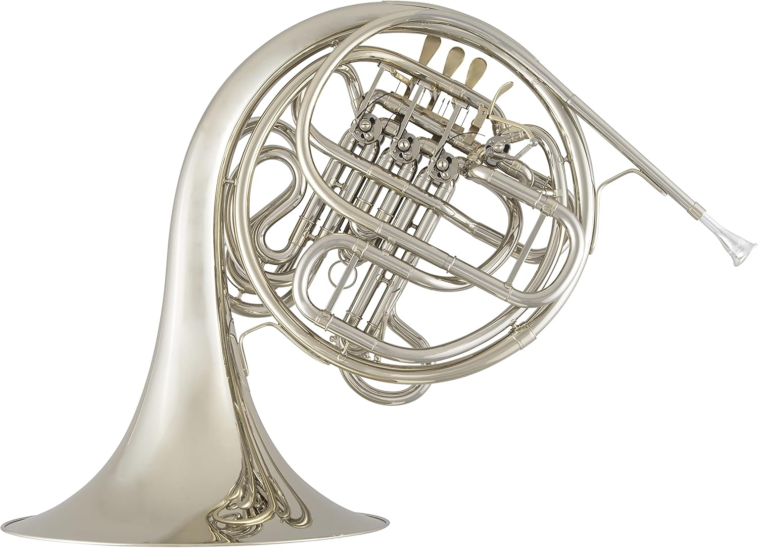 Conn Vintage 8D Series Double Horn Nickel Fixed Bell : Musical Instruments