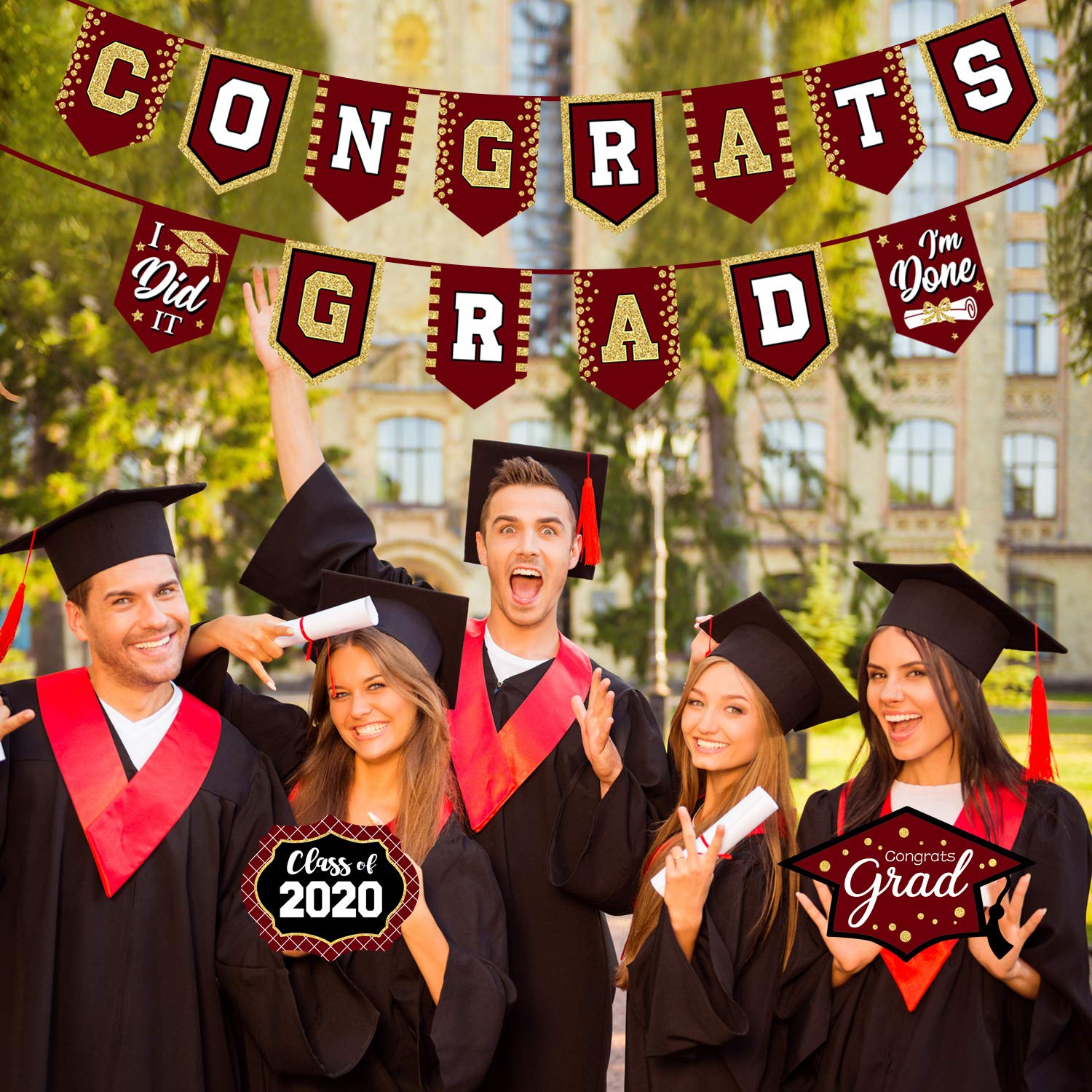Buy 2022 Maroon Graduation Banner No DIY Required maroon Graduation