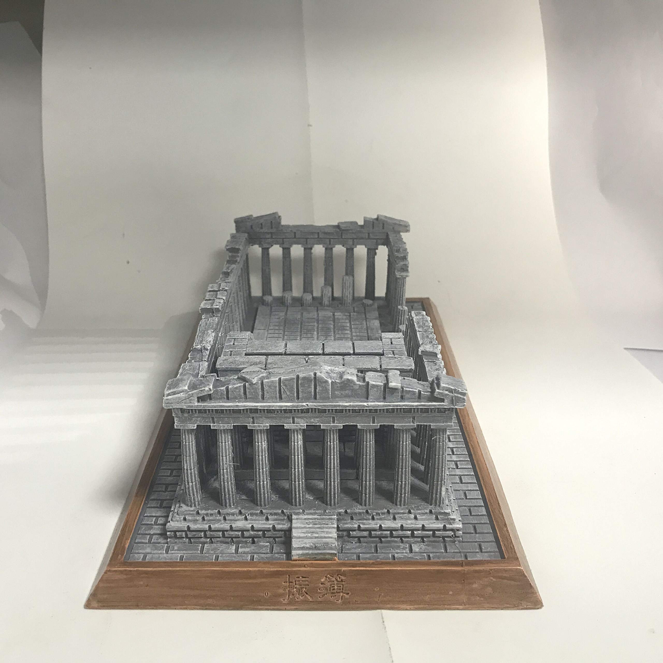 Estatua de arquitectura mundial, escultura de acrópolis, modelo de arquitectura mundial, resina, manualidades, recuerdo bueno