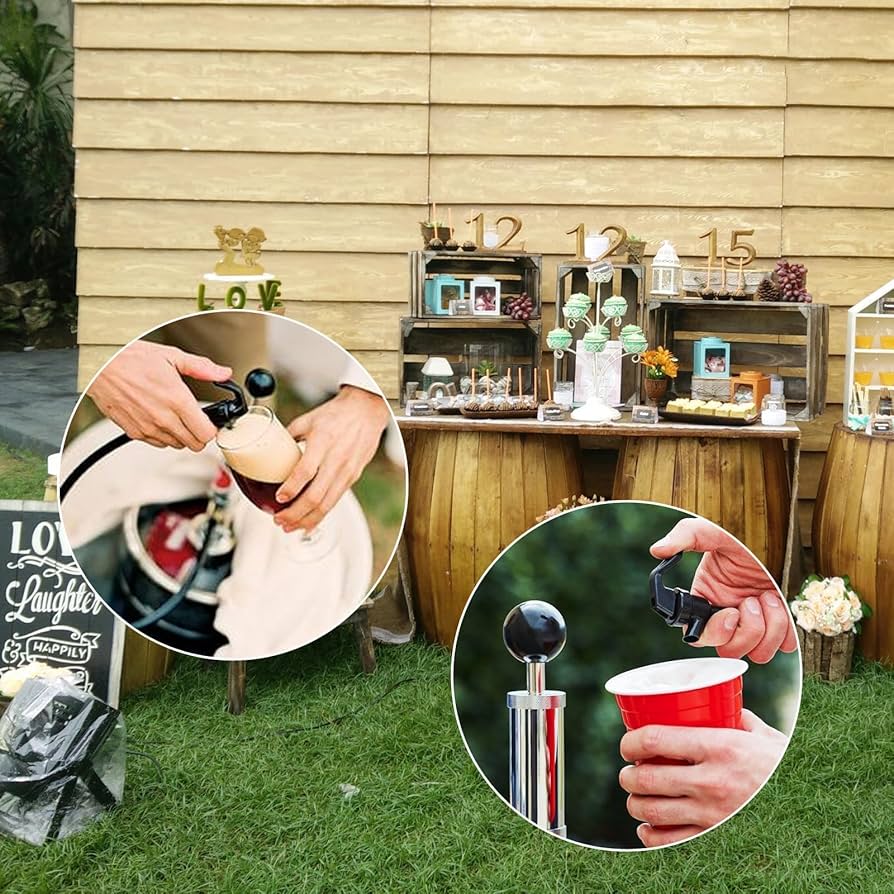 ビール樽！ Amazon.co.jp: NIGOE ビールサーバー ミニビール樽 ビール樽