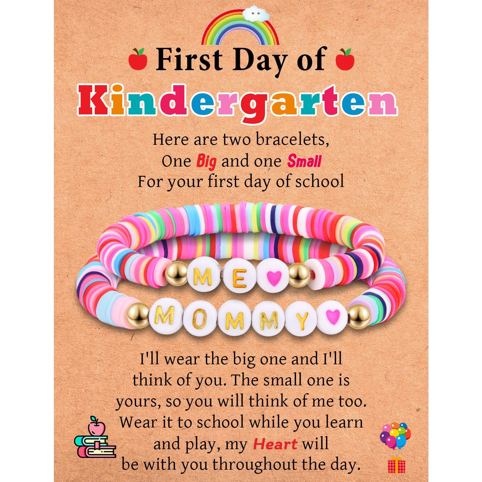 First Day of School Kindergarten Preschool Gifts for Girls