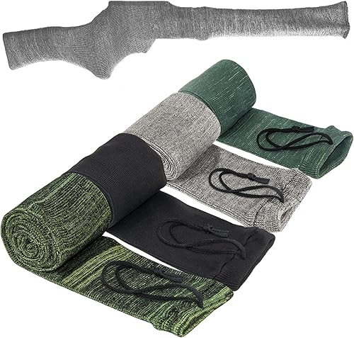 GMW Calcetín de pistola tratado de silicona para riflesescopetas, extra grande de 52 x 4 pulgadas6 pulgadas, funda grande para rifles con mira