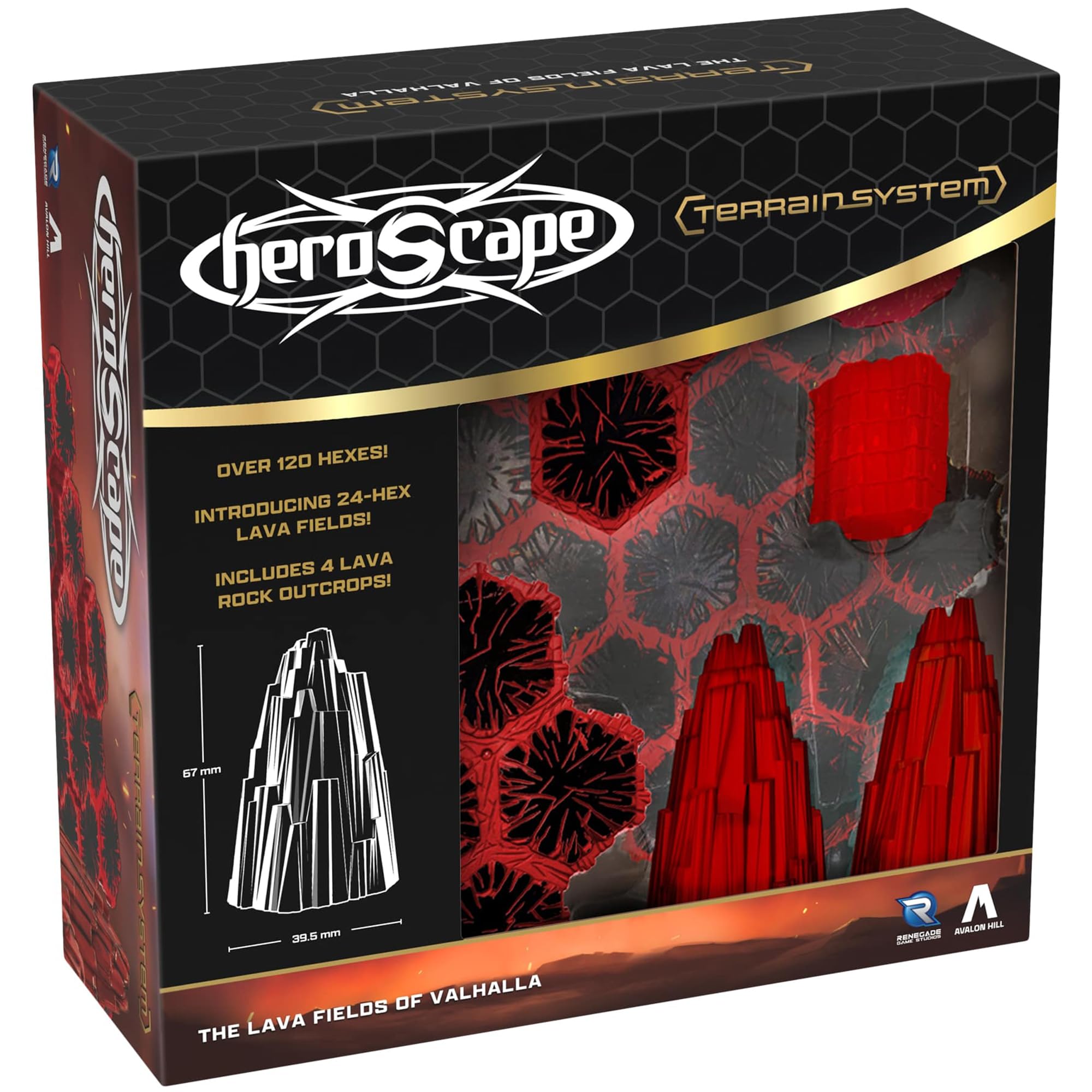 Amazon.com: Renegade Game Studios Heroscape: Lava Fields of