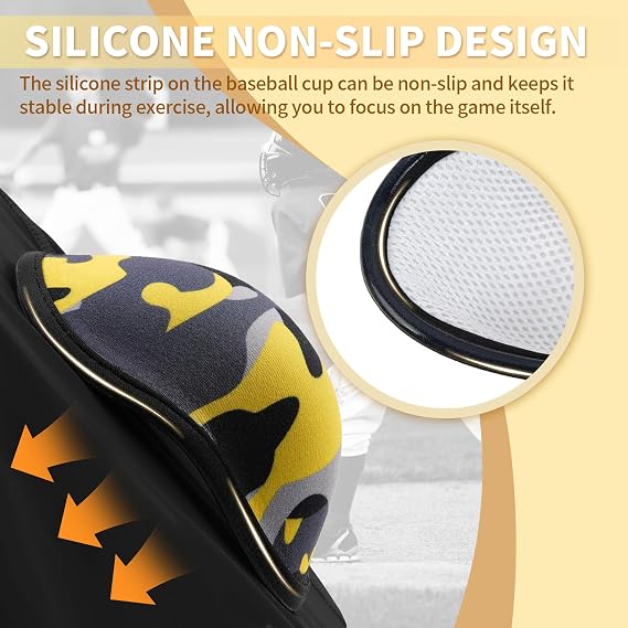 Soared Youth Baseball Cup Ages 7-12 Non-Moving Boys Sports Cups | Soft Foam Groin Protector, Protective Athletic Cup for Martial Arts Baseball Football Lacrosse Hockey T-Ball