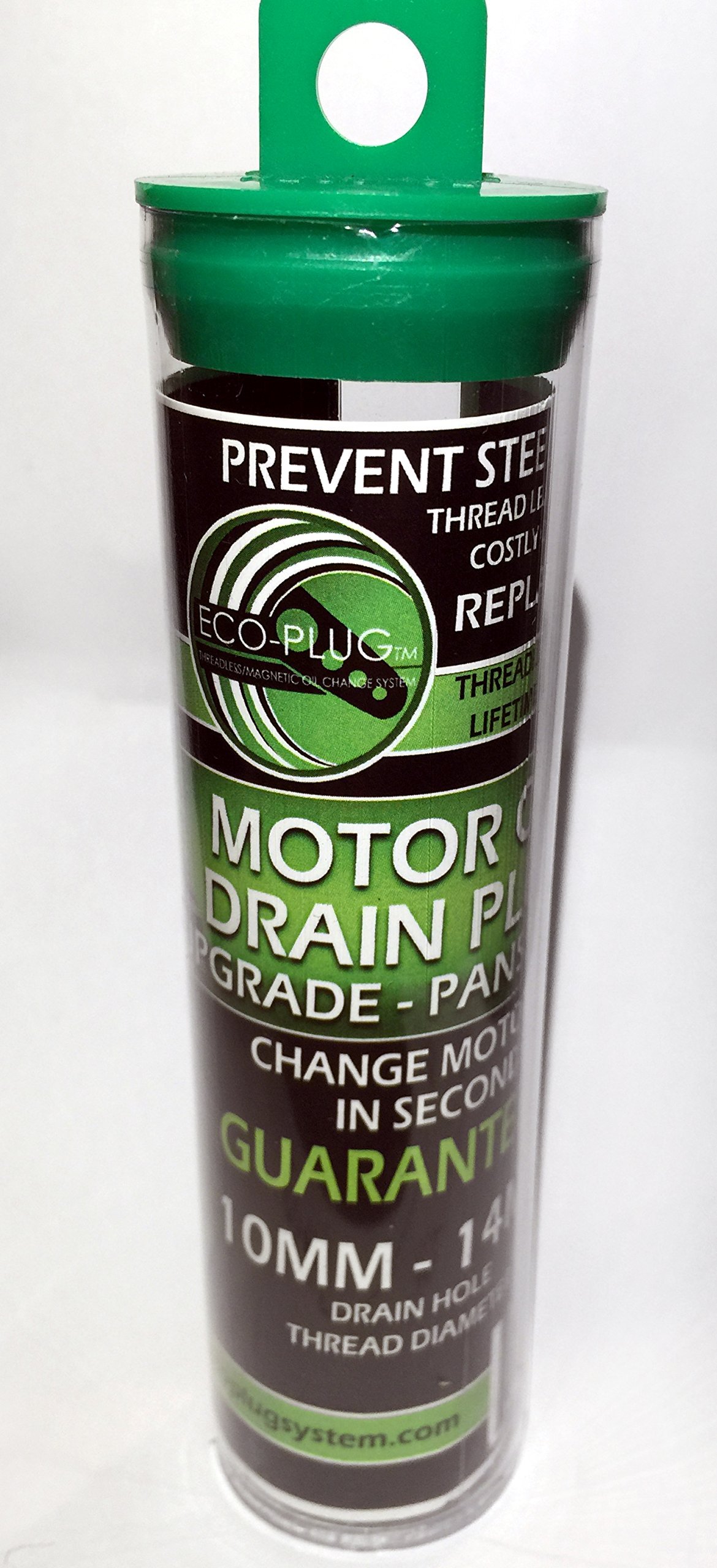 10MM 14MM Oil Drain Plug by ECOPLUG, the Only Threadless