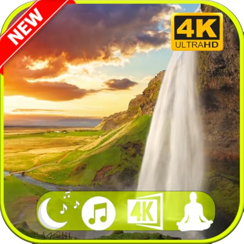 Relaxing Waterfall Sounds Natural Sounds For Sleep & Meditation For Amazon Fire Tv - NO ADS