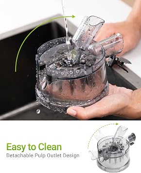 TUUMIIST Juicer Machines, Cold Press Juicer with 5.3 Extra Large Feed Chute Fit Whole Fruits & Vegetables Easy to Clean, High Juice Yield, BPA Free (Black)