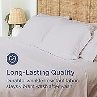 Vista 511 de Sábana encimera de bolsillo profundo, más suave que el algodón egipcio, 1 sábana encimera para colchón tamaño Queen