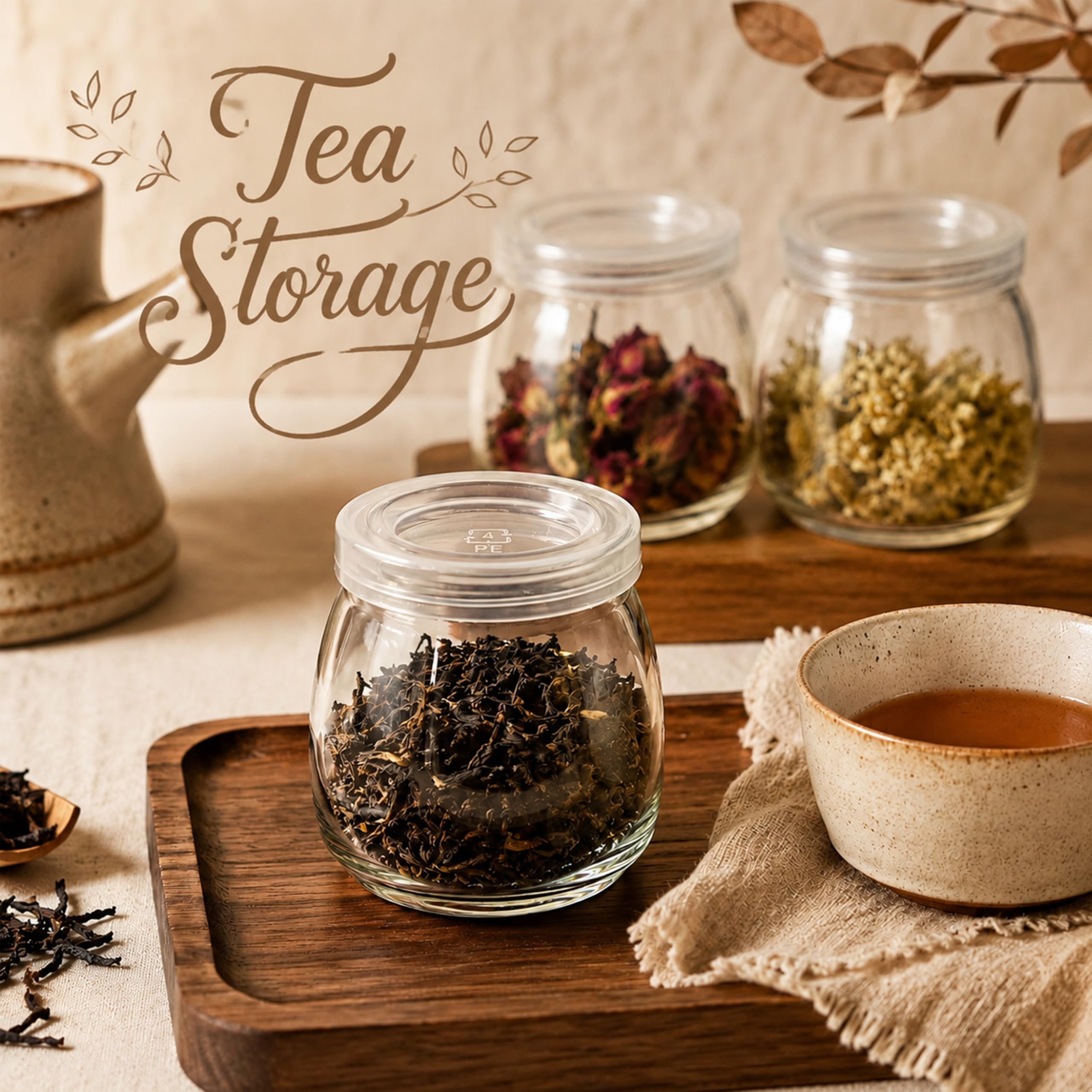 Small Jars with Lids for Storage, Crafts, Favors, and Organization