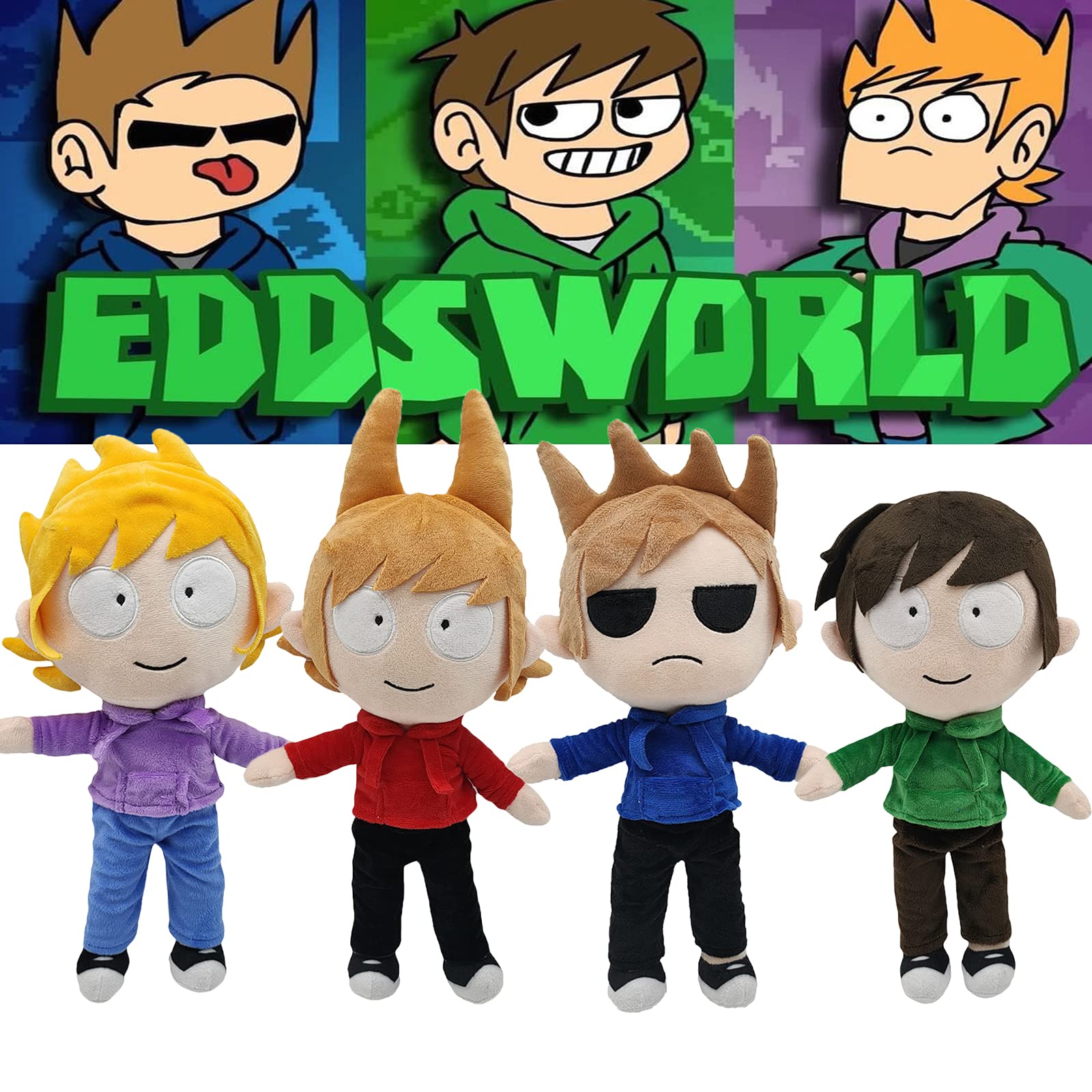 Amazon.co.jp: Eddsworldぬいぐるみトム、Eddsworldのファンのための 