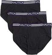 Nautica Men's Classic Cotton 3-pack Fly Front Briefs