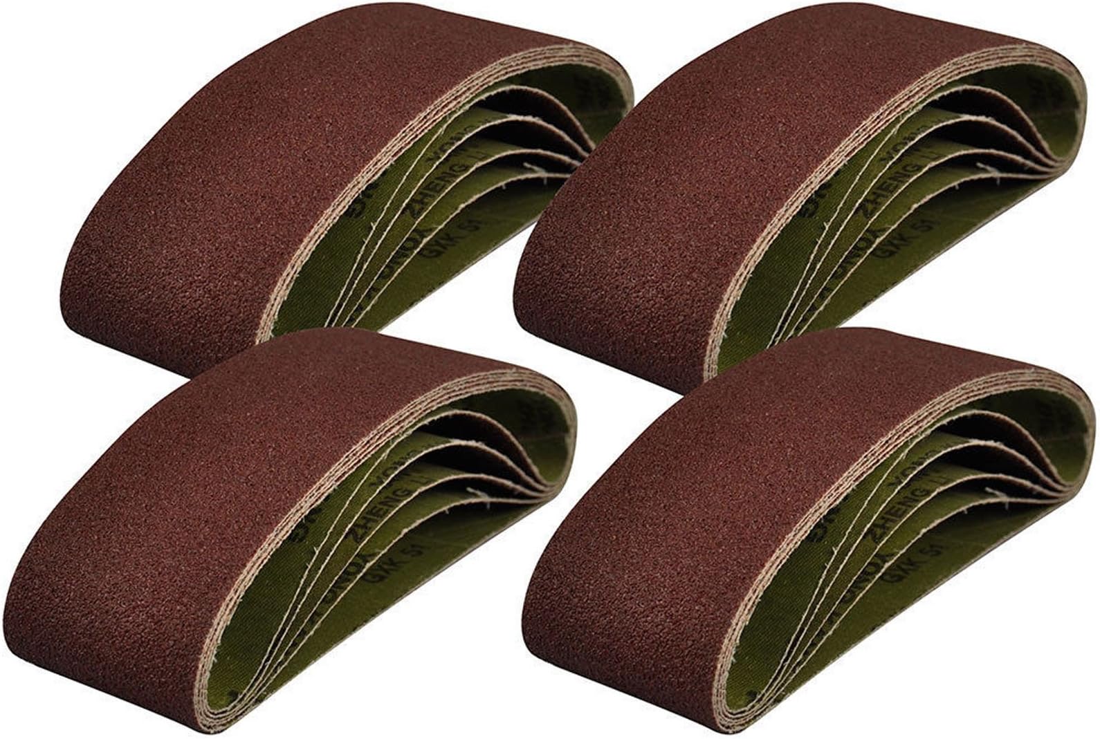 EETools20 x 75mm x 533mm Mixed Grade Sanding Belts Sander fits for Bosch 75 533 mm All Grade 40g 60g 80g 120g