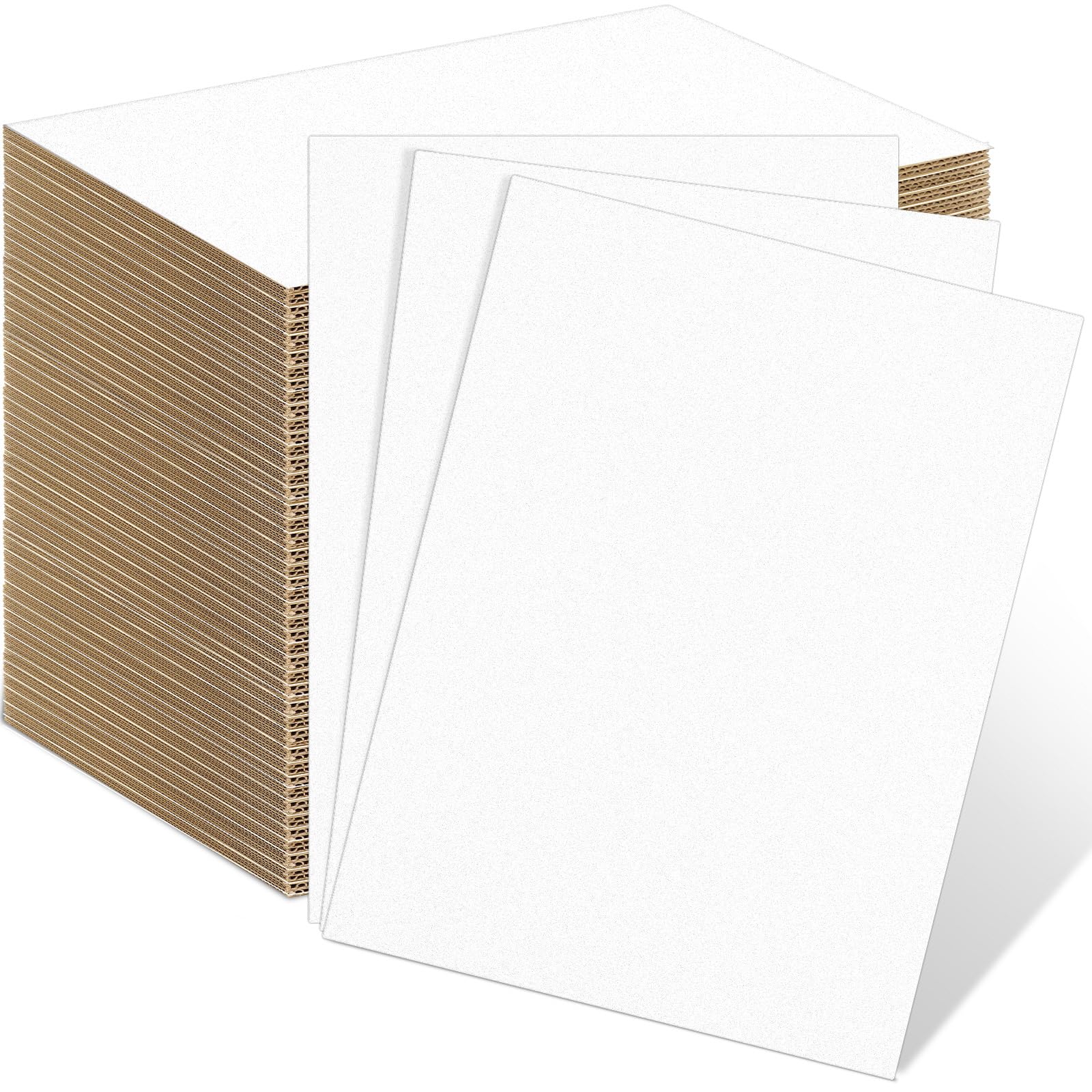Henoyso 110 Pack 9 X 12 Inch White Cardboard Sheets