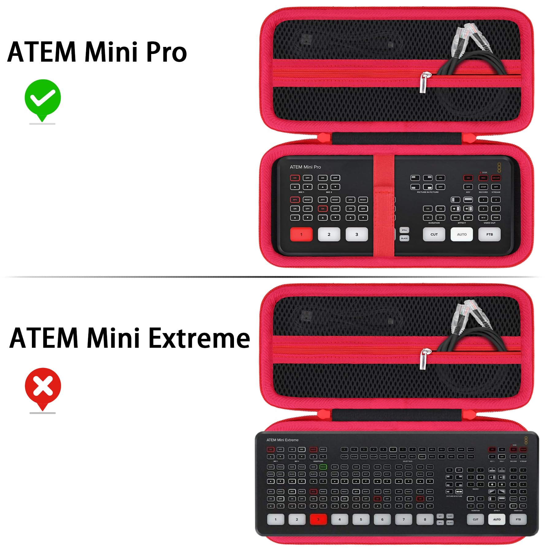 Amazon.com: co2CREA Hard Carrying Case Compatible with Blackmagic