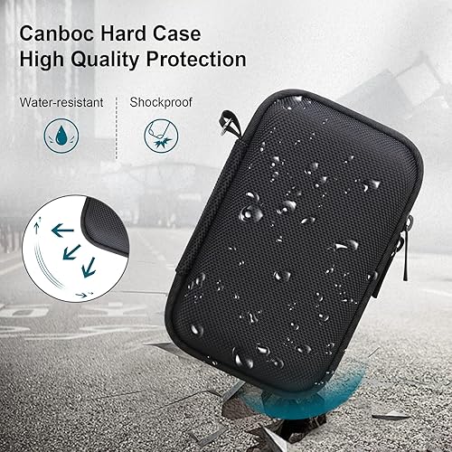 Miniatura 5 de Canboc Funda de transporte para cámara digital compacta Sony RX100 VII RX100 VI RX100 V RX100 IV RX100 III - Bolsa para cámara digital compacta para