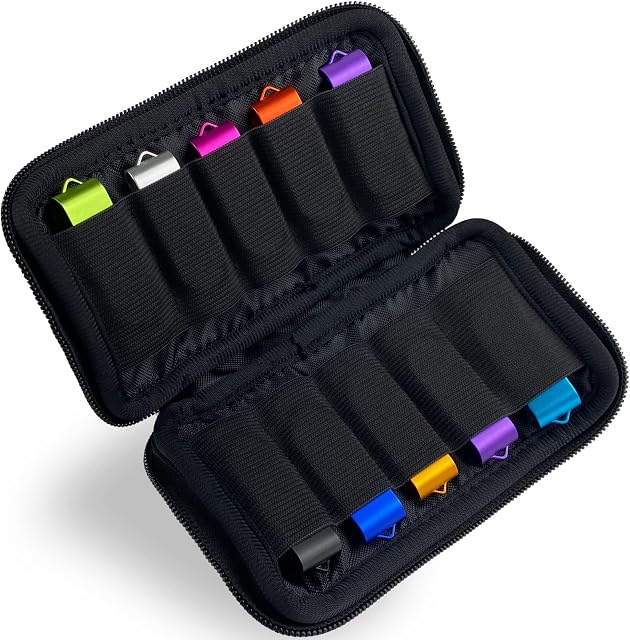 Storage Bag for USB Flash Drive JBOS Electronic Accessories Organizer Holder for USB Flash/DriveThumb Drives/Pen Drives/Jump Drives