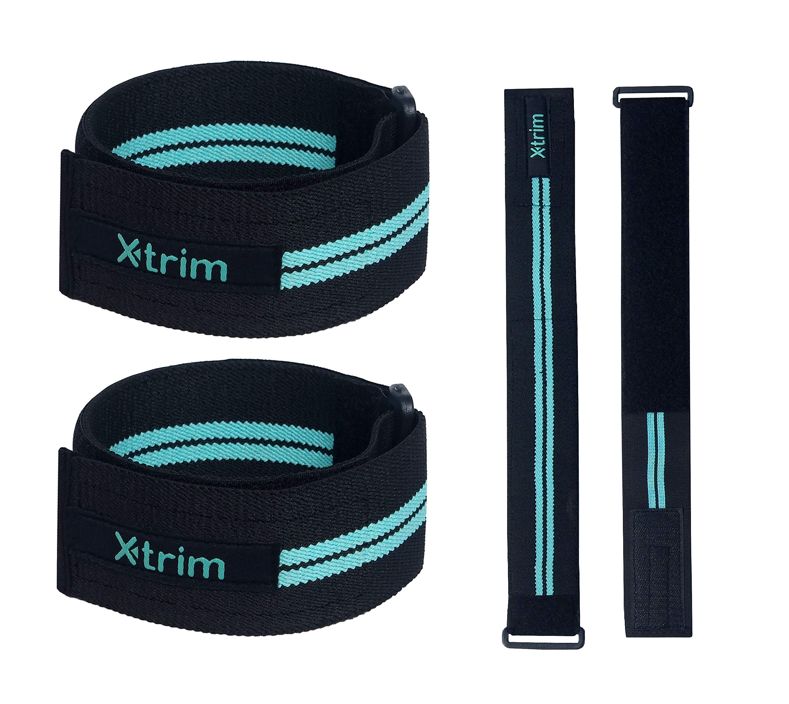 Buy XTRIM Elastic BFR (Blood Flow Restriction) Workout Bands with Hook