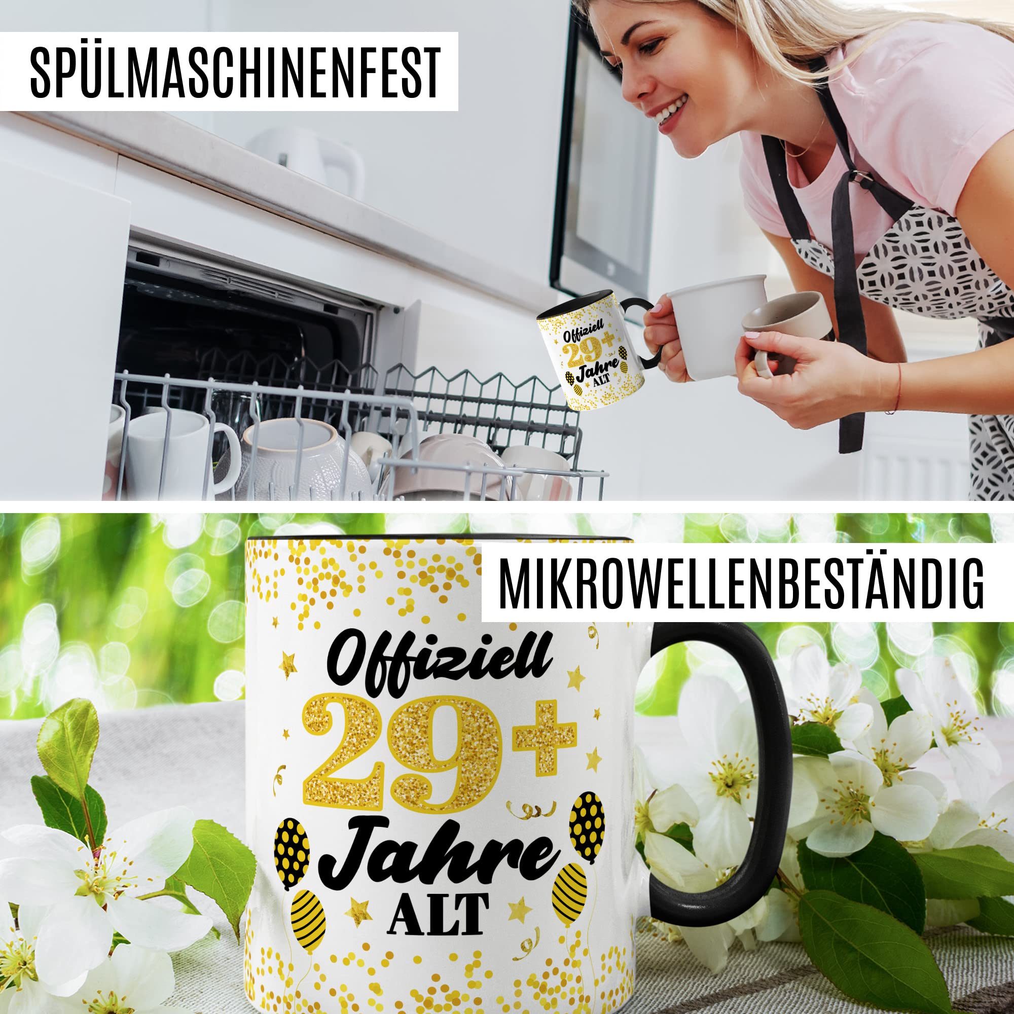 Tasse D'anniversaire Cadeau Officiel 29+ Ans 30e Anniversaire