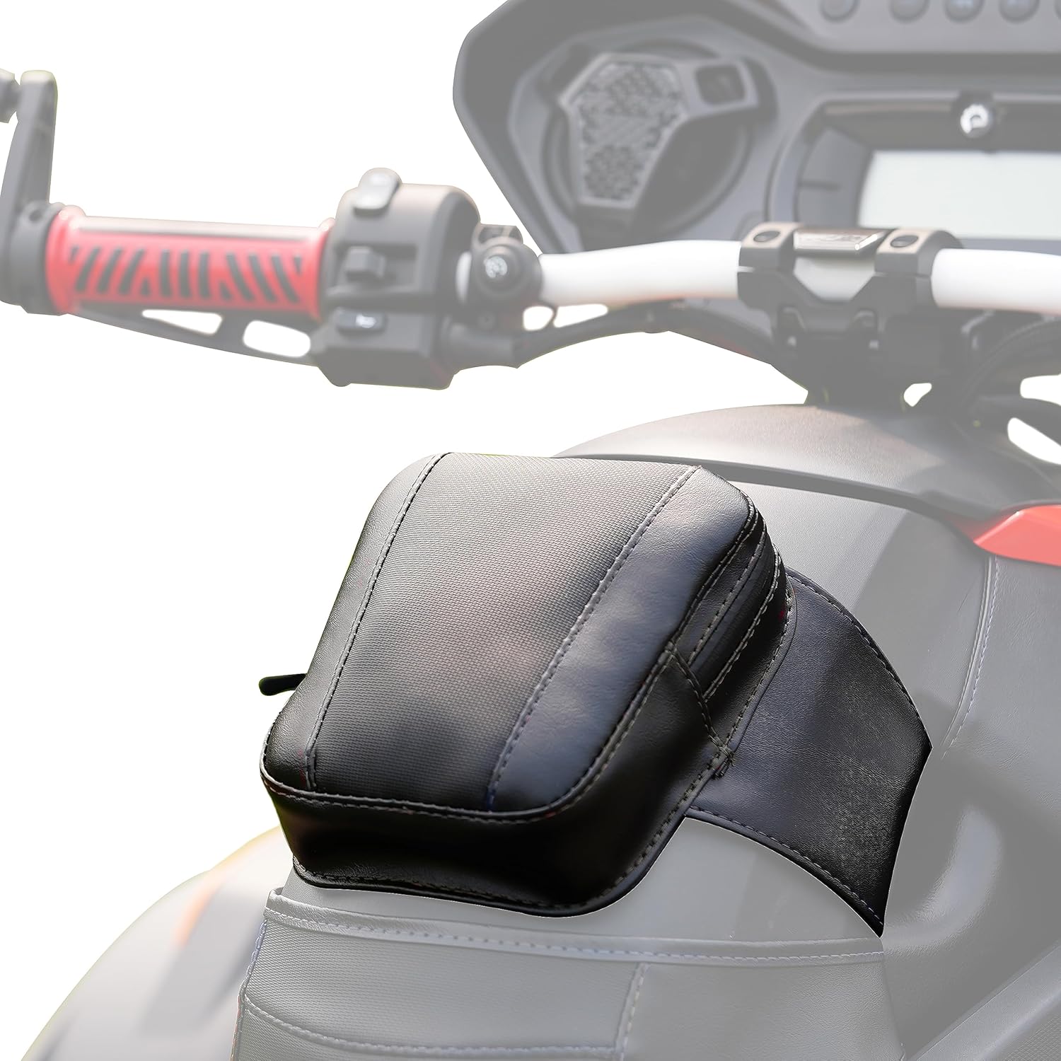 Ballistic Tank Pouch For 2019+ Can-Am Ryker Storage Waterproof Zipper H40-402CBK By Show Chrome Ballistic Tank Pouch For 2019+ Can-Am Ryker Storage Waterproof Zipper H40-402CBK By Show Chrome