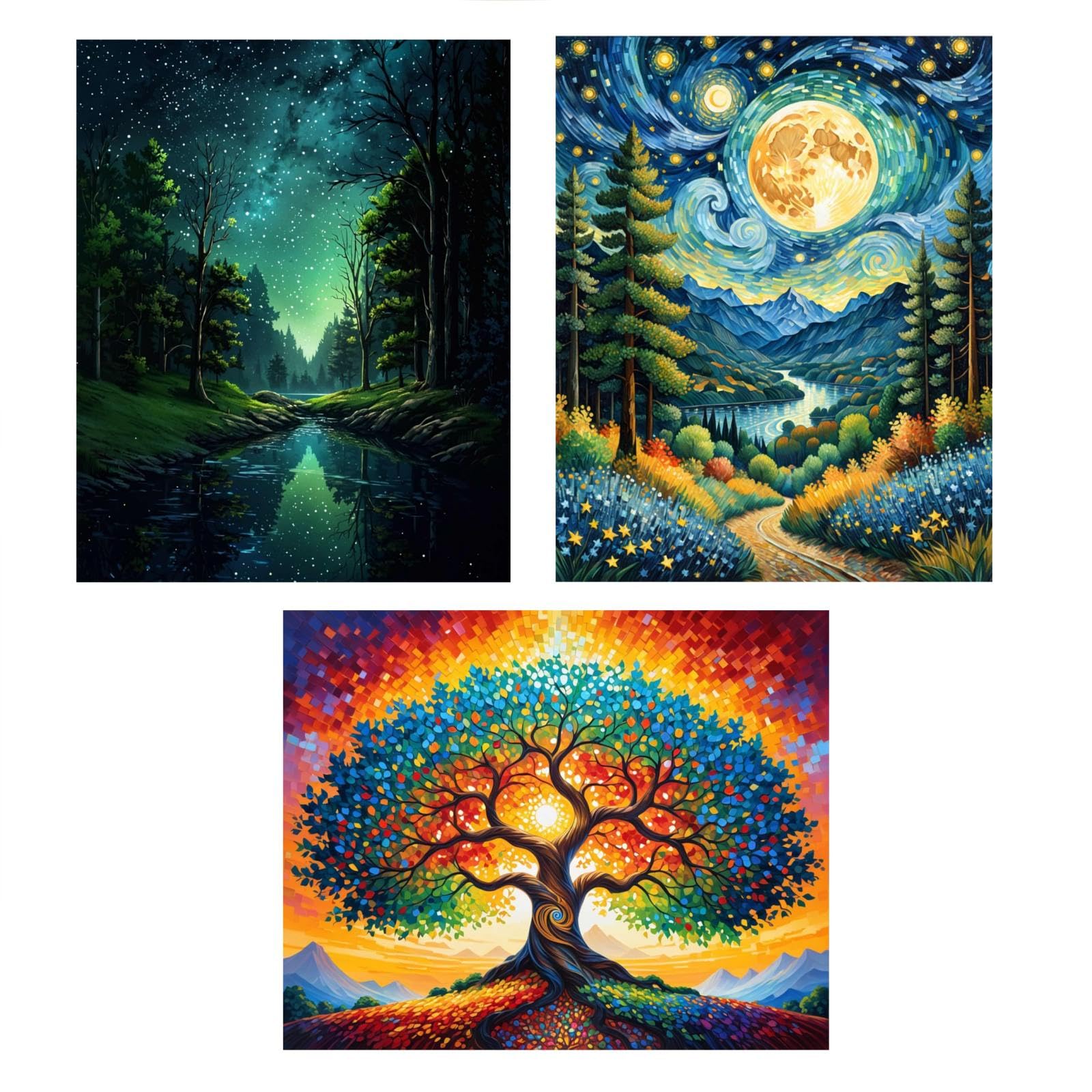 ヴィンテージ！レア! 3D paint by numbers kits ヴィンテージ！レア! 3D paint by numbers kits