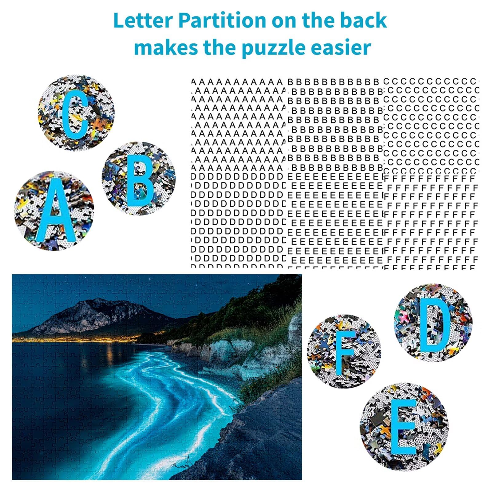 Puzzle 3000 elementów plaża puzzle dla dorosłych miasto 122 x 81 cm unikalne rzemiosło klasyczne 3D drewniana układanka do rodzinnych gier aktywnych, układanka do samodzielnego wykonania nawet do