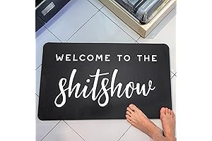 Mainevent Welcome to The Shitshow Funny Bathroom Rug