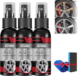 Multi-Functional Wheel Hub Renewal Agent, Rayhong Metal Rust Remover Spray, Multifunctional Metal Rust Remover, Quickly Clean Rust Stains (3Pcs,100ML)