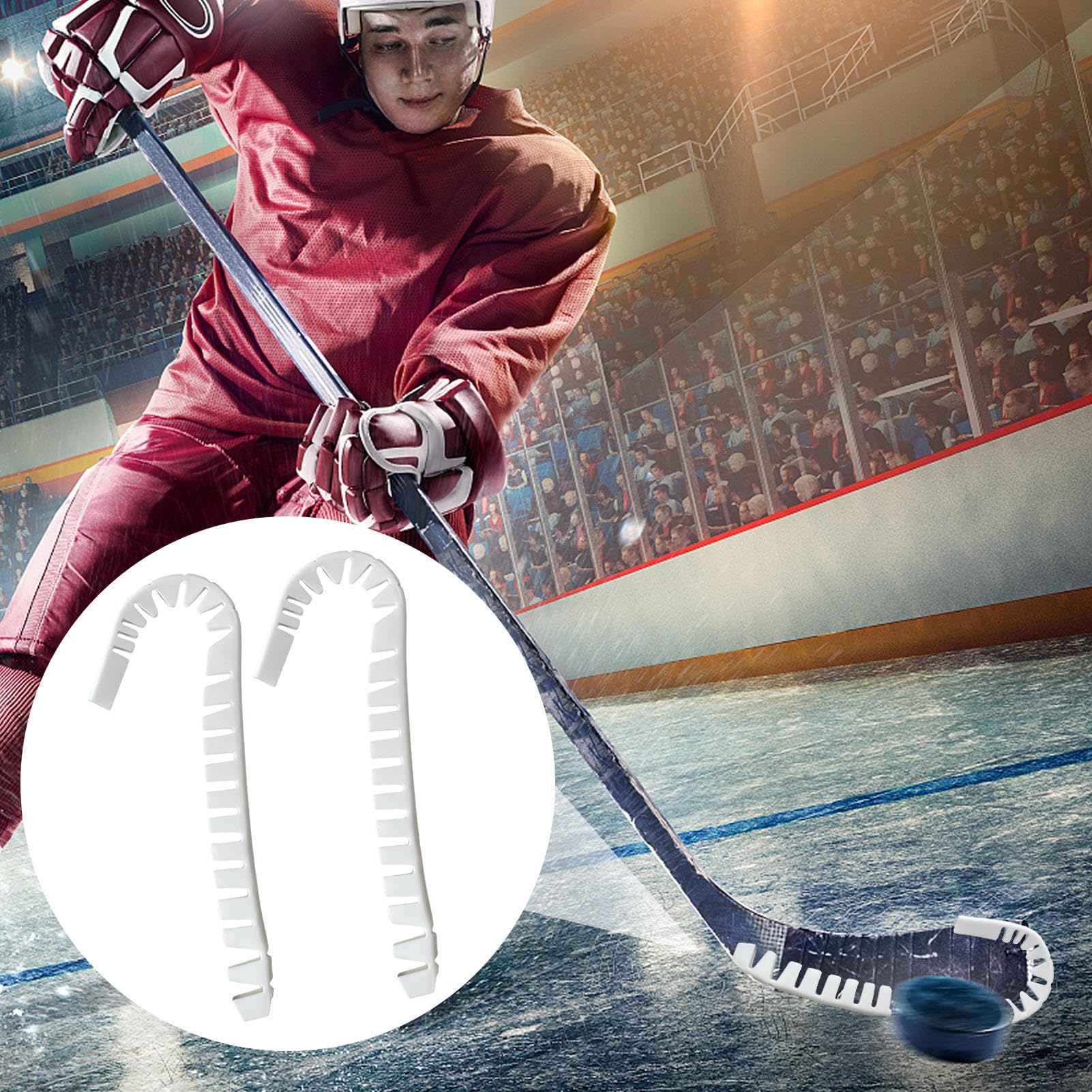 Protezione Da Racchetta Per Hockey Su Ghiaccio-2pcs Protezione Della Racchetta Da Hockey | Hockey Stick Blade Protector | Hockey Edge Protector | Guardia Da Hockey Riutilizzabile Per Tutti Gli Usi Per