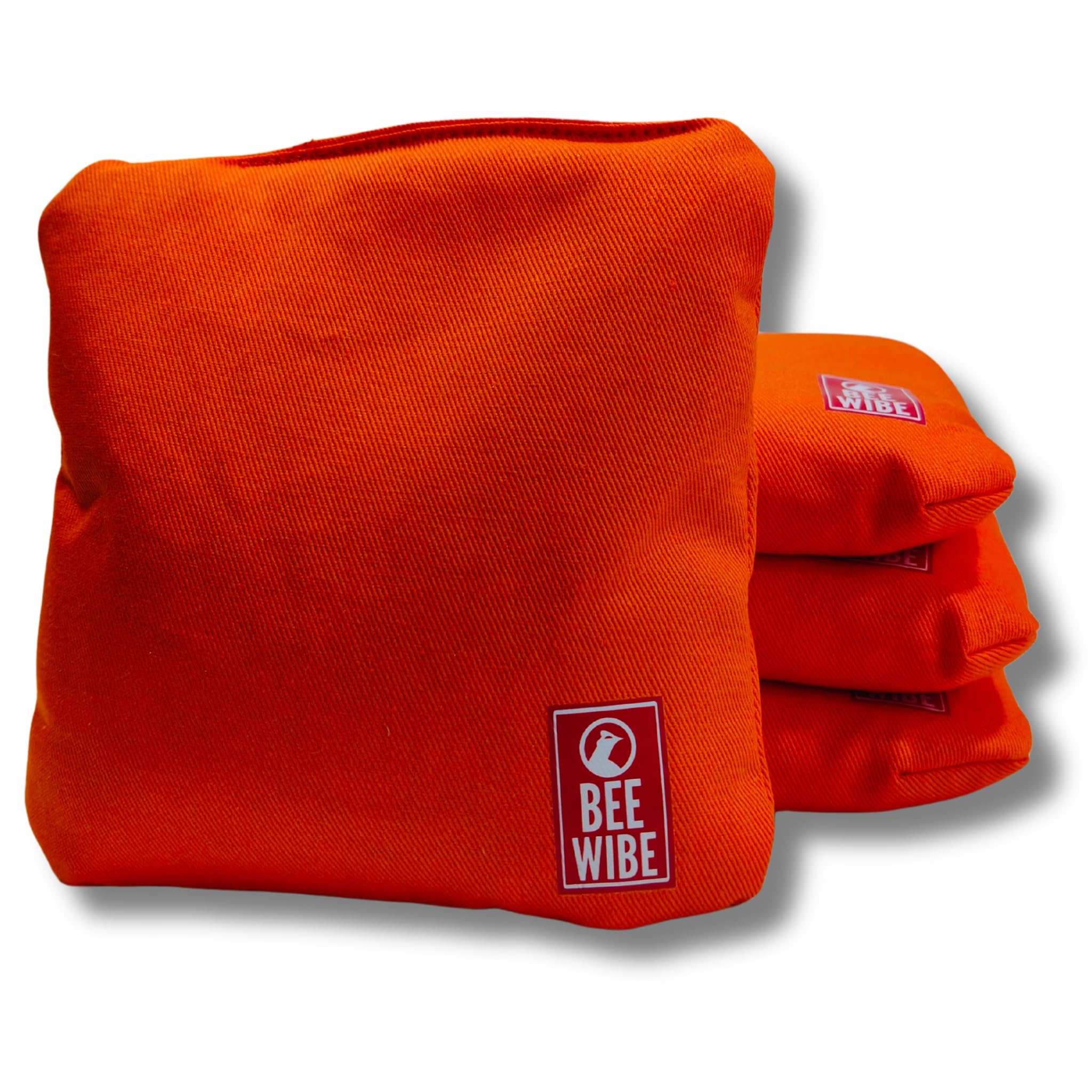 Set of 8 Regulation Cornhole Bags Double Sided, Weather Resistant Bean Bags for Cornhole Toss Game, Corn Hole Beans Bags with Tote Bag. (Sea Green/Orange) 2