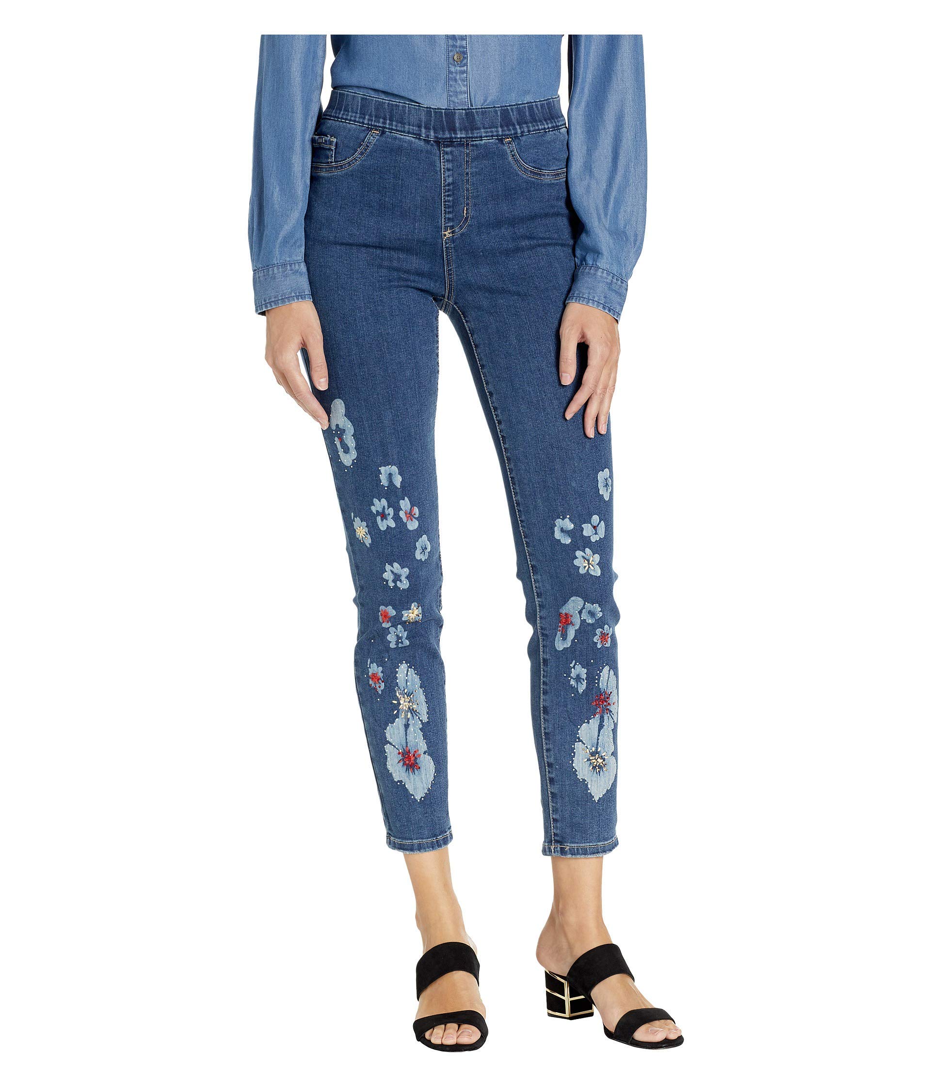 FDJFrench Dressing Jeans Statement Denim Pull-On Ankle in Dark Indigo Dark Indigo 14