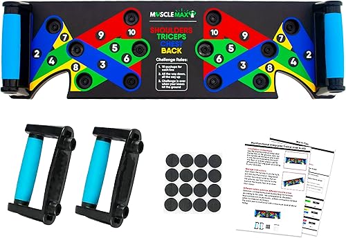 Tabla de flexiones 9 en 1 Equipo de entrenamiento en casa Multi-funcional Pushup Bar System Fitness Floor Chest Muscle Exercise