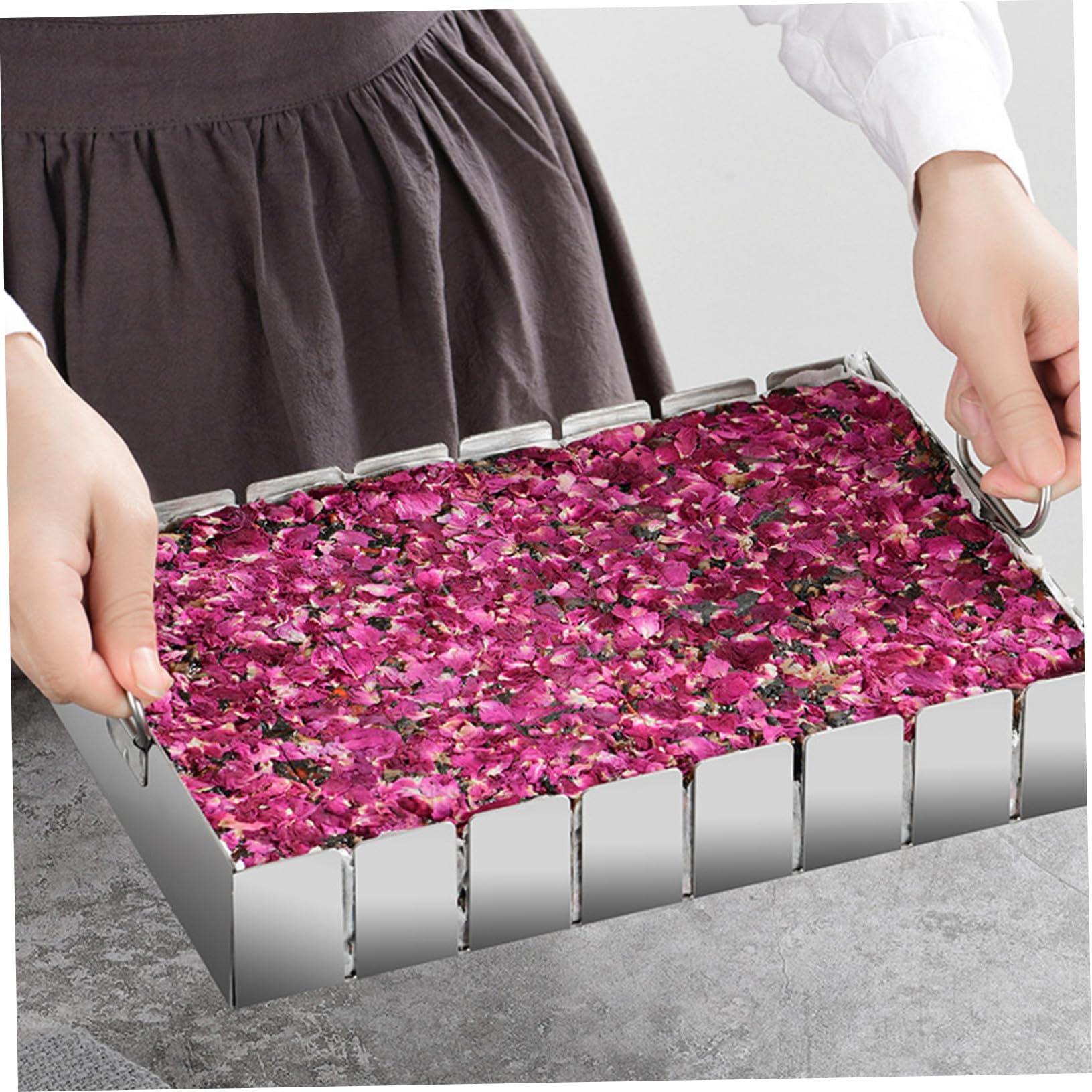 Moule à Nougat en Acier Inoxydable, Surface Lisse Antiadhésive