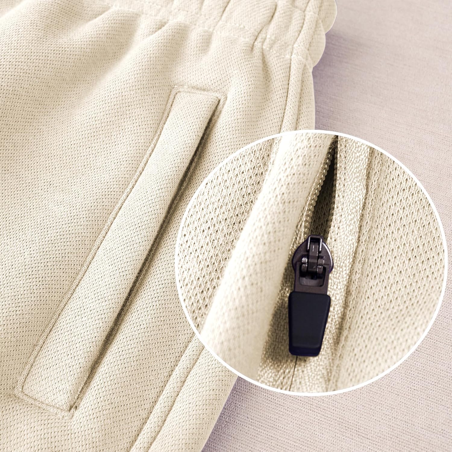 Ainangua Fleece Lined Sweatpants Women High Waisted Baggy Pants Warm Athletic Cargo Joggers with Pockets - Image 4