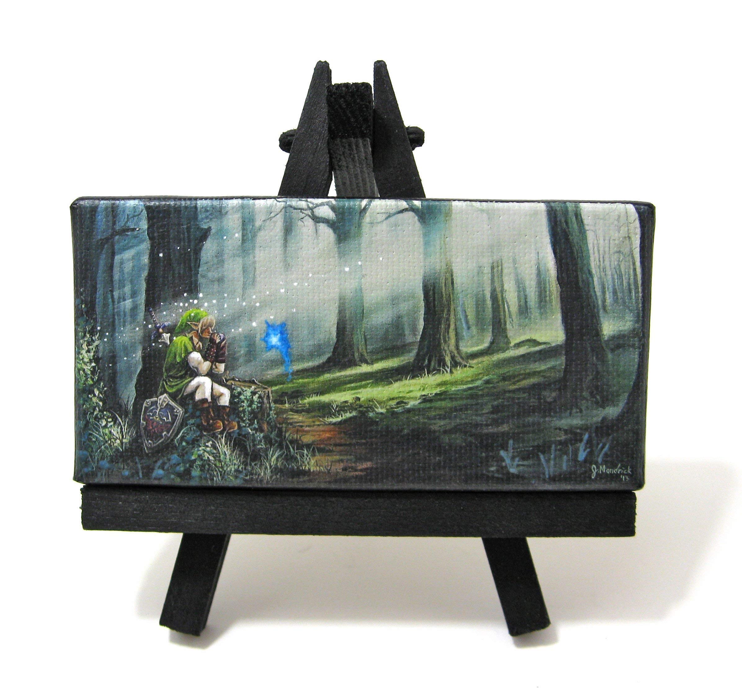 Legend of Zelda Mini Painting - A Song for Navi