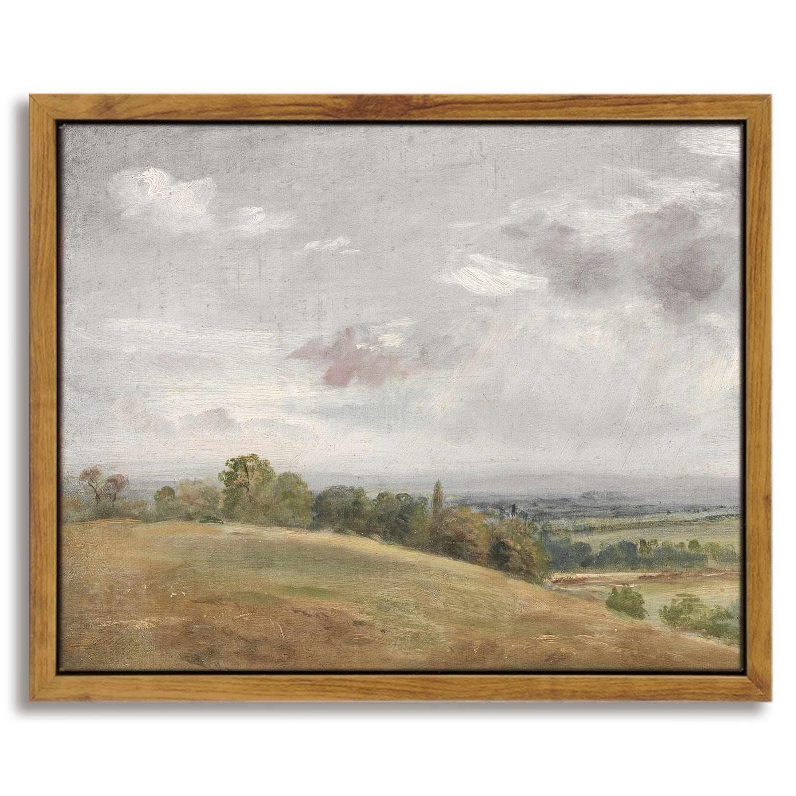 InSimSea Framed Canvas Wall Art, Meadow with Flowers Painting, Landscape for Living Room, Bedroom, Home, Bathroom Decor, 8x10 — view 100