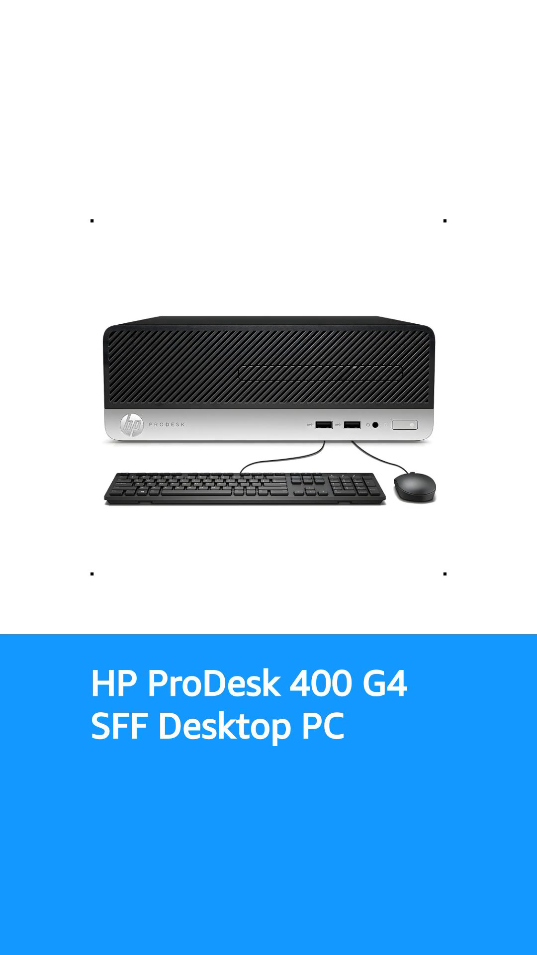 HP ProDesk 400 G4 SFF Desktop PC - Intel Quad Core i5-6500 3.2GHz