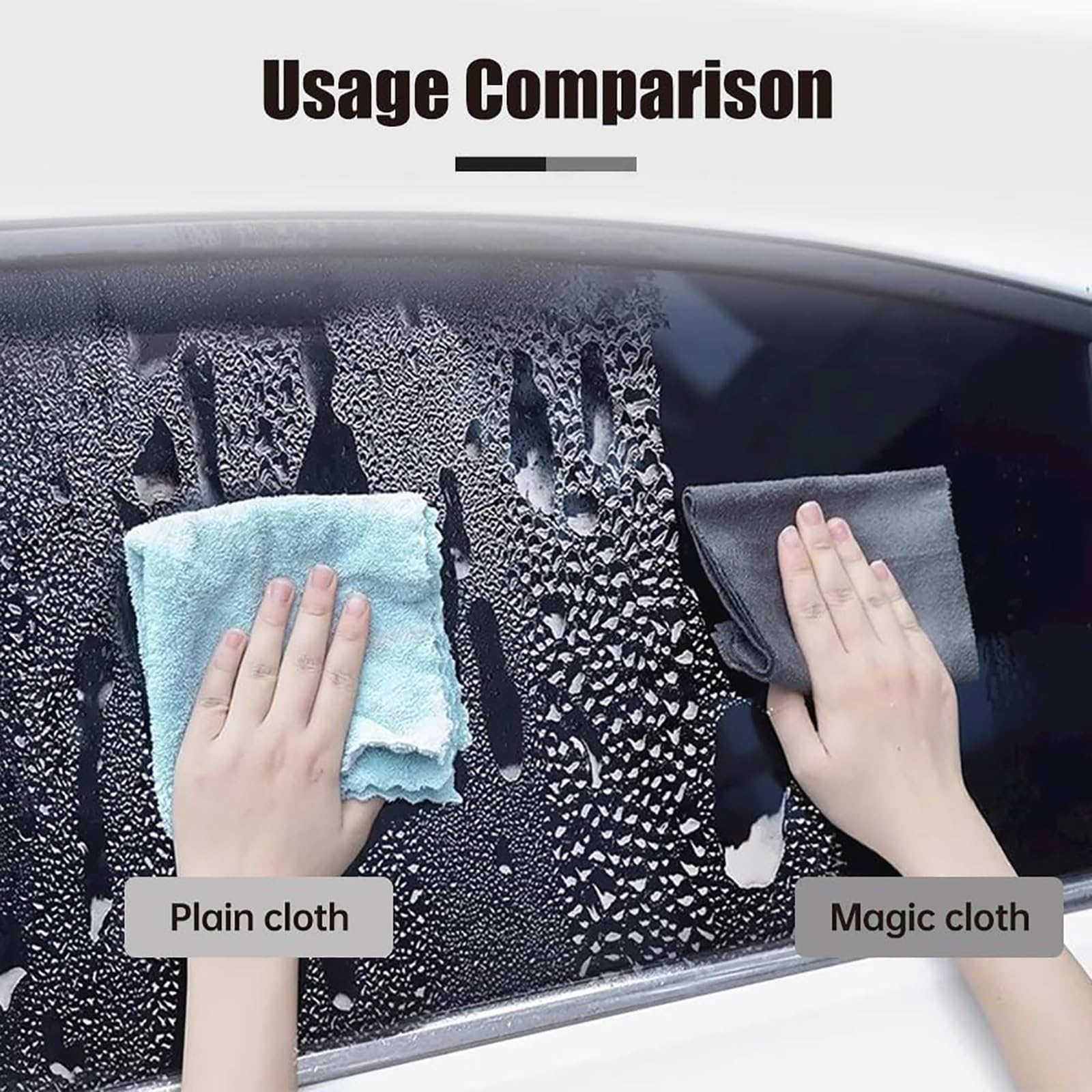 Genérico PañO De Limpieza MáGico Grueso 2026, Reutilizable, De Microfibra Antirayas, Absorbente para Ventanas, Espejos Y Cristales De Coche(30pcs,40 * 50)
