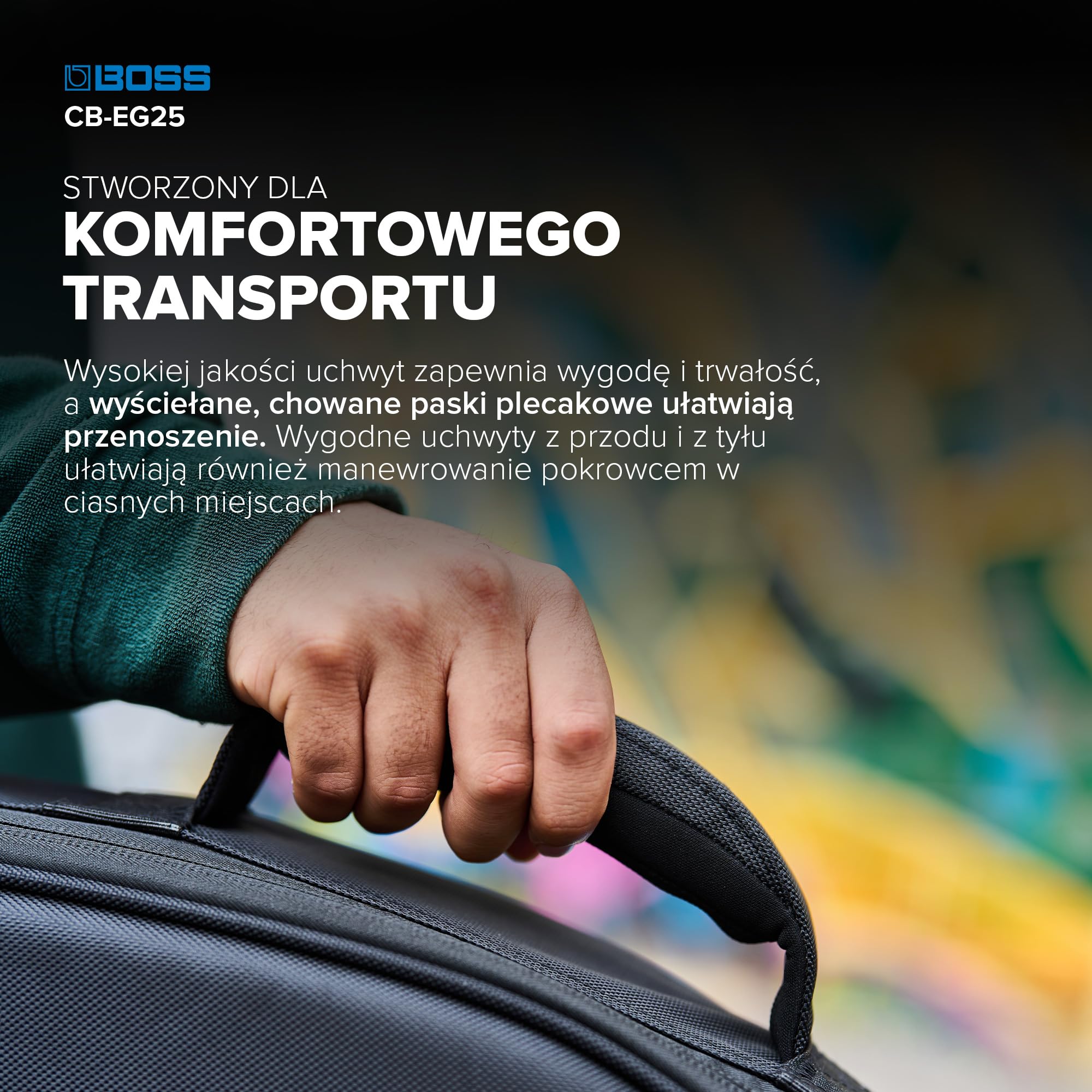 BOSS CB-EG25 Premium, Półsztywny Pokrowiec na Gitarę Elektryczną