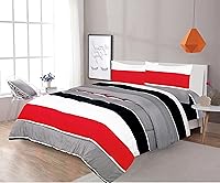 Vista 3 de Sapphire Home Juego de edredón de cama para niños con fundas de almohada, juegos de ropa de cama para niños y niñas - Sábanas para niños - Edredón