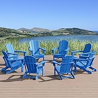 Vista 134 de WestinTrends Malibu - Juego de 2 sillas Adirondack plegables de polietileno para exteriores, color lima