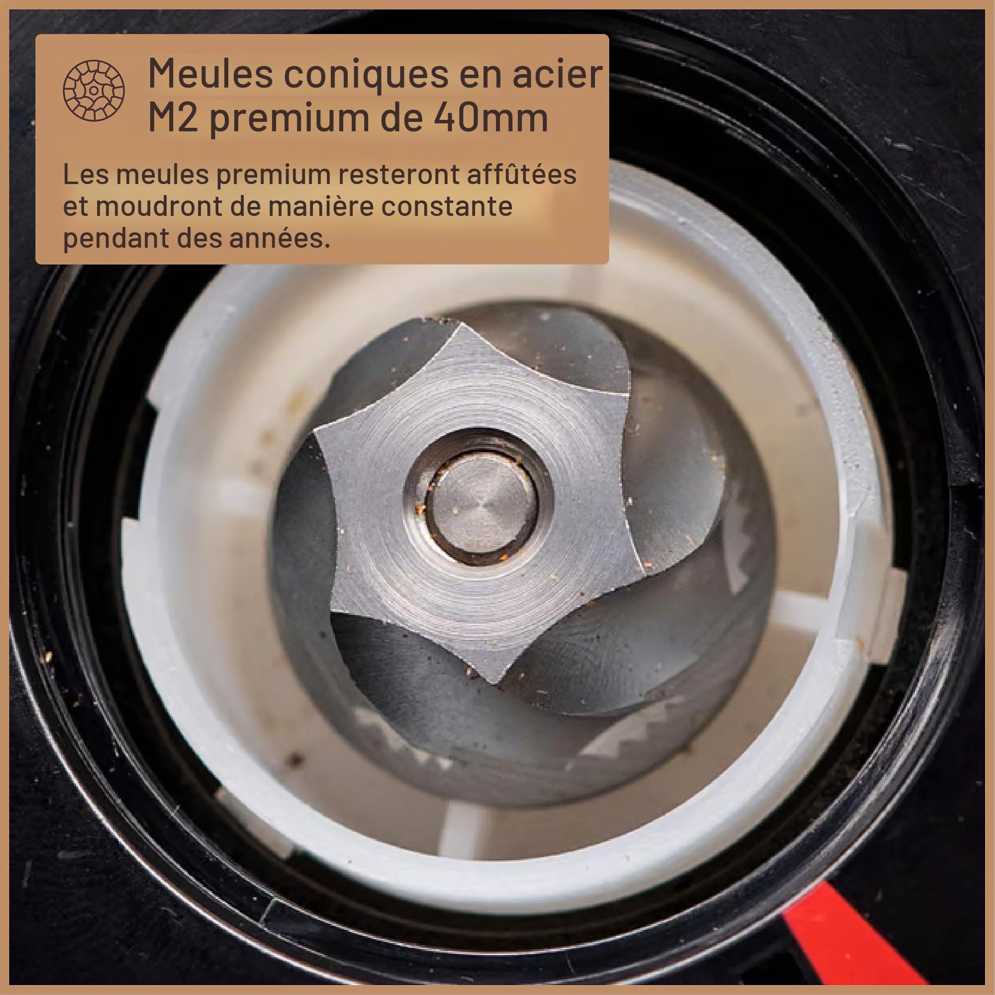 Baratza | Moulin à café électronique - Virtuoso+ | Couleur/Finition : Argent/Noir