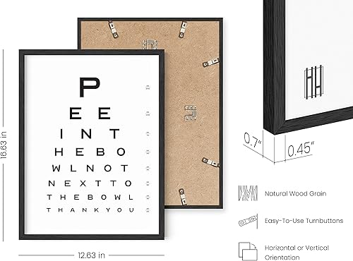 Miniatura 110 de HAUS AND HUES Decoración Divertida de Baño – Arte de Pared de Barba y Mullet, Letrero Humorístico de Baño, Impresión de Pared Divertida para Baño o