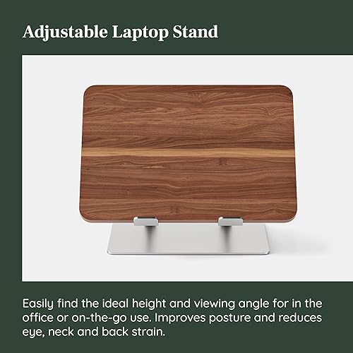 Miniatura 2 de Branch Soporte ajustable para laptop, eleva la ergonomía y reduce la tensión, elevador de laptop altura y ángulo personalizables, diseño portátil y