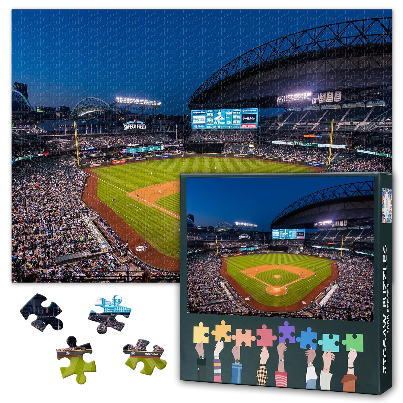 Amazon.com: Baseball Stadium Puzzles for Adults 1000 Pieces