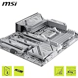 MSI MAG X870E Gaming Plus Max WiFi Carte mère ATX - pour processeurs AMD Ryzen 9000/8000 / 7000, AM5 - VRM SPS 60A, DDR5 Memory Boost (8200+ MT/s OC), PCIe 5.0 x16, M.2 Gen5, Wi-FI 7, 5G LAN - 4