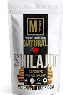SHILAJIT | 60 Capsules | 1000mg Per Capsule | HIGH Potency | Premium Quality | Vegan | NO FILLERS NO Binders | Non GMO | Made in UK