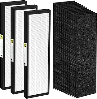 FLT4825 True HEPA Air Purifier Replacement Filter B for GermGuardian AC4300BPTCA, AC4900CA, AC4825, AC4825DLX, AC4850PT, CDAP4500BCA, CDAP4500WCA and More, 3-Pack